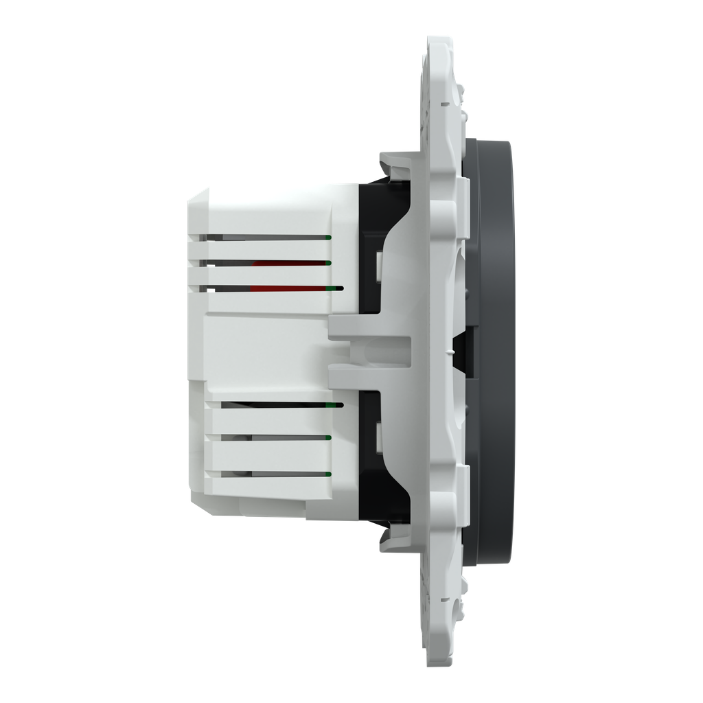 Ovalis - double chargeur USB A+A 10,5W - Anthracite