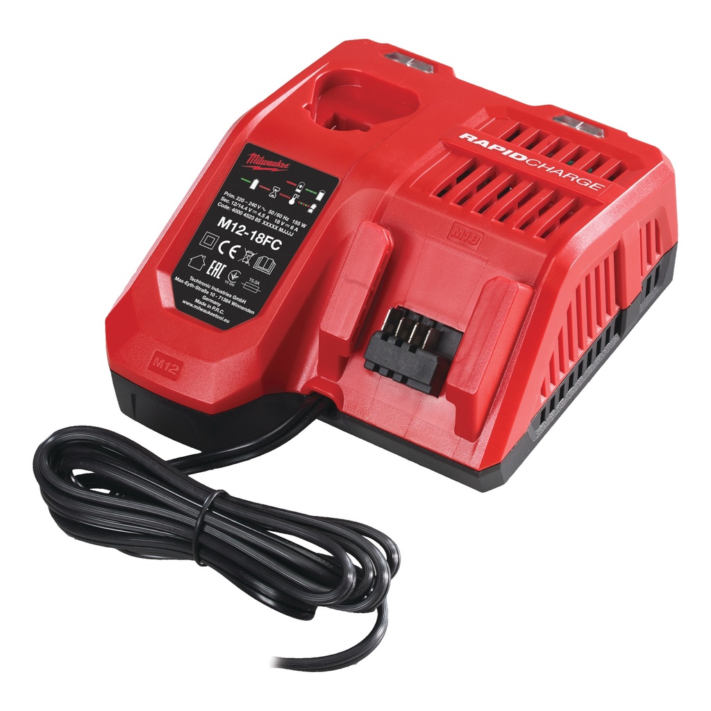 Chargeur rapide Milwaukee M12-M18FC - 4932451079