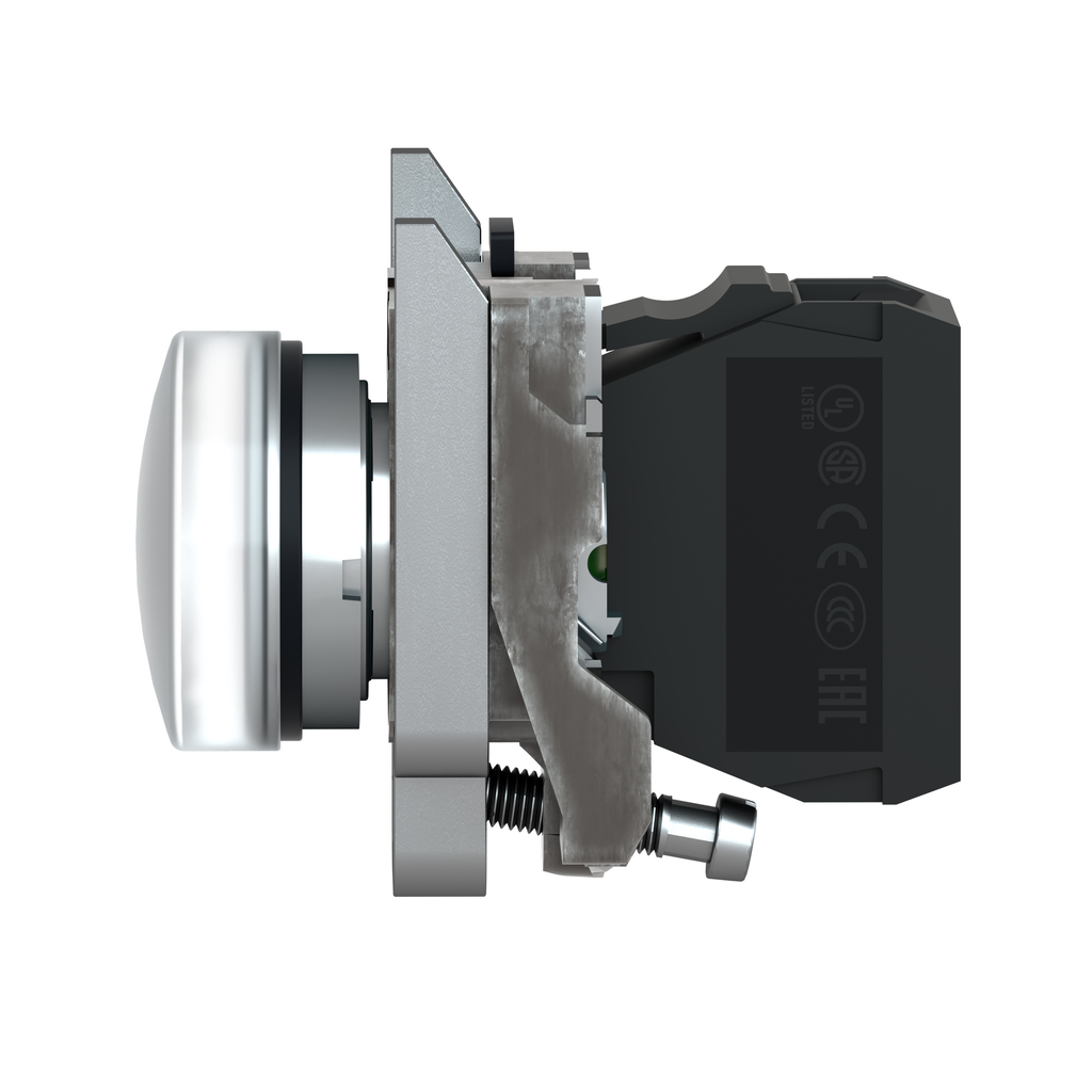 Harmony XB4 - voyant lumineux DEL - Ø22 - blanc - 120V - vis étrier