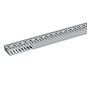 Goulotte de câblage Segma - 25mmx60mm - Fond+couvercle - Longueur 2m - PVC gris