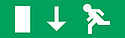 Pictogramme - Compatible boitier AA - Flèche vers le bas