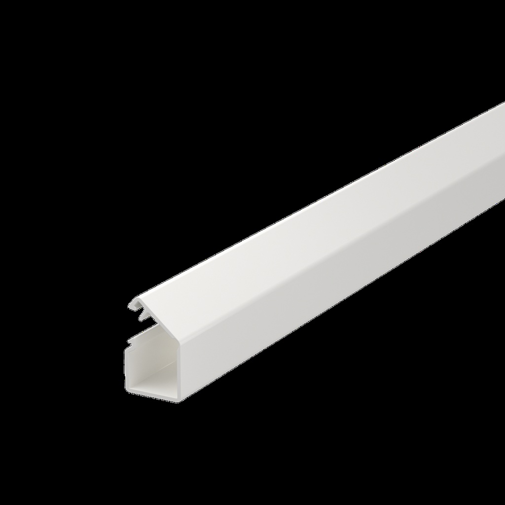 Mini-goulotte adhésive WDKMD12RW/12x12x2000/PVC