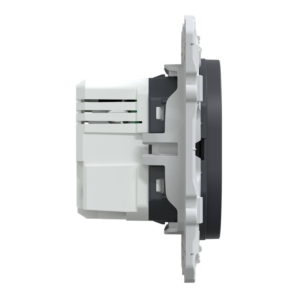 Ovalis - double chargeur USB A+C 12W - Anthracite