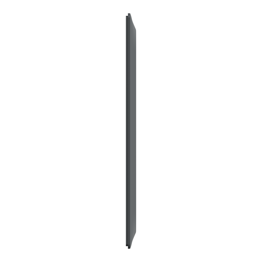 Ovalis - Plaque de finition - 3 postes Vertical - entraxe 71 mm - Anthracite