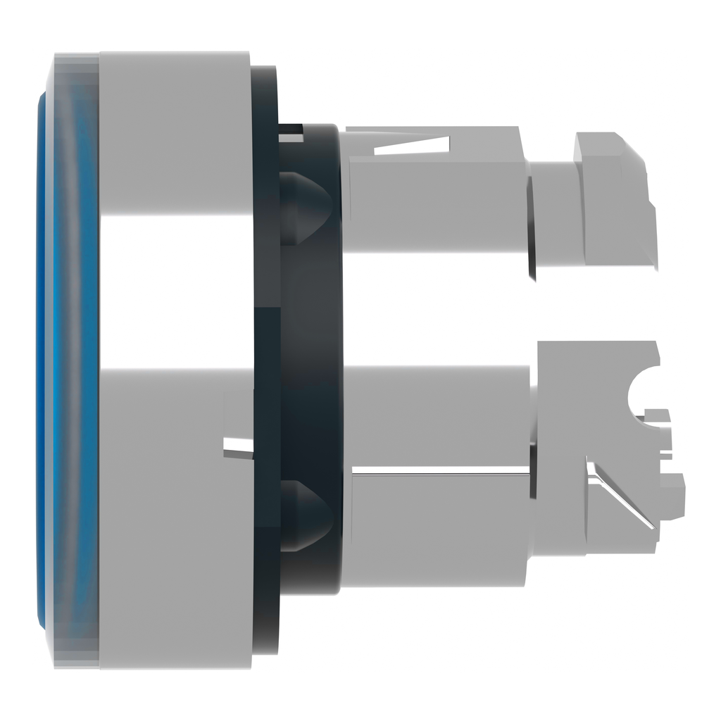 Harmony XB4 - tête bouton poussoir - affleurant pour étiquette - Ø22 - bleu