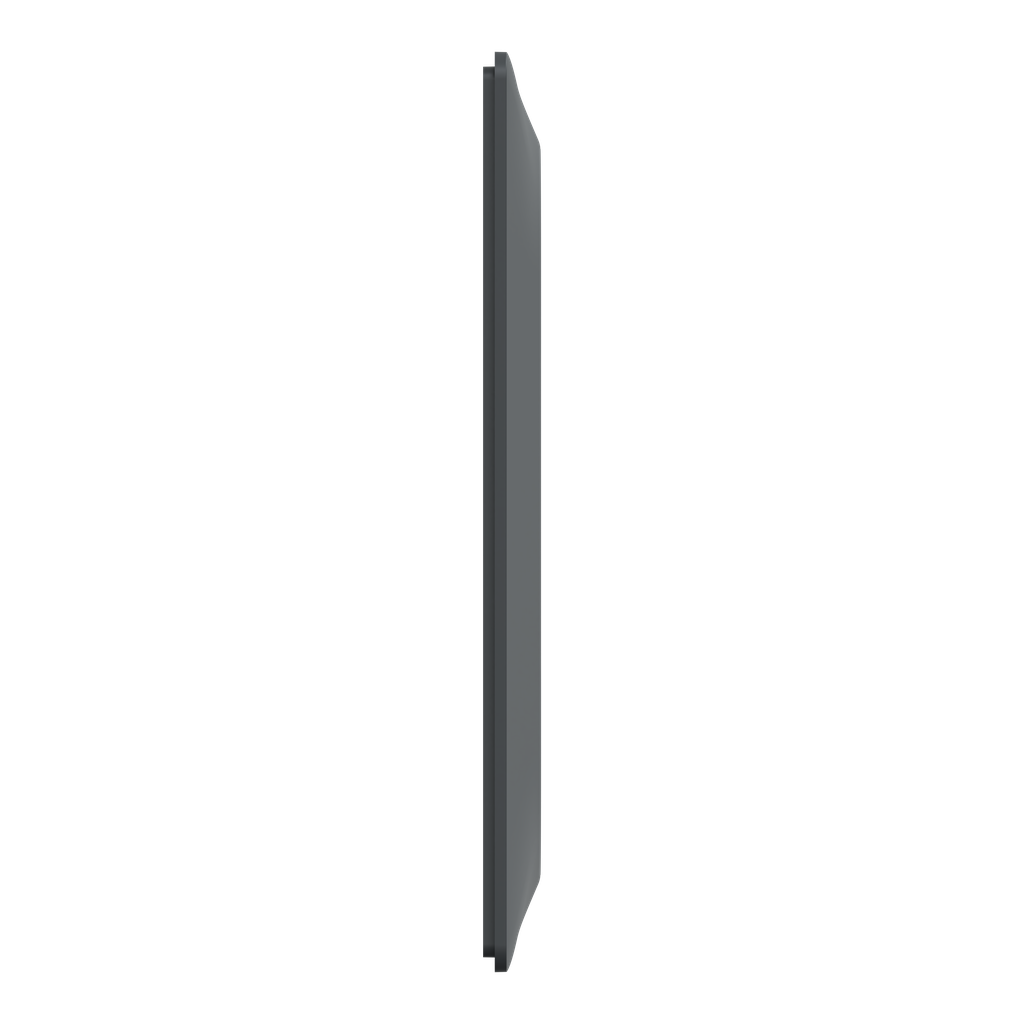 Ovalis - Plaque de finition - 2 postes Vertical - entraxe 71 mm - Anthracite