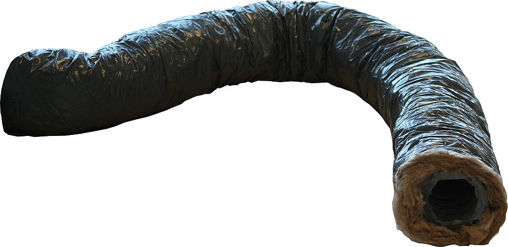 Gaine souple isolée ECOSOFT, isolation 25 mm, zéro phtalate, D 160 mm, long 6 m