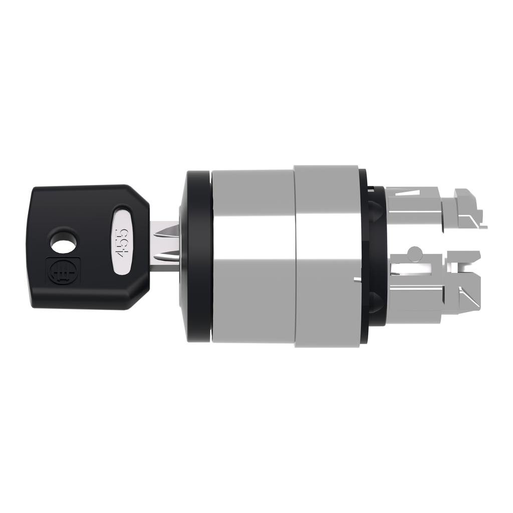 Harmony XB4 - tête bouton tournant à clé spec - Ø22 - 2 pos fix - retr G