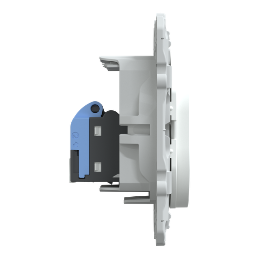 [SCHS320476] Ovalis - prise RJ45 cat.6 STP - grade 2TV min à grade 3TV (+ multimédia)- Blanc