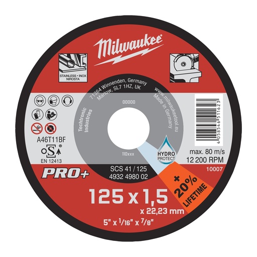 [MIL4932498002] Disques A Tronconner Pro+ - 4932498002