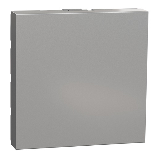 [SCHNU986630] Unica - obturateur - 2 modules - Alu - mécanisme seul