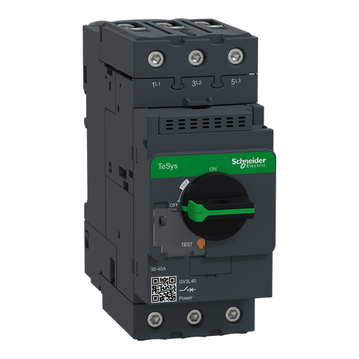 [SCHGV3L40] TeSys GV3L - disjoncteur moteur - 40 A - 3P 3d - déclencheur magnétique