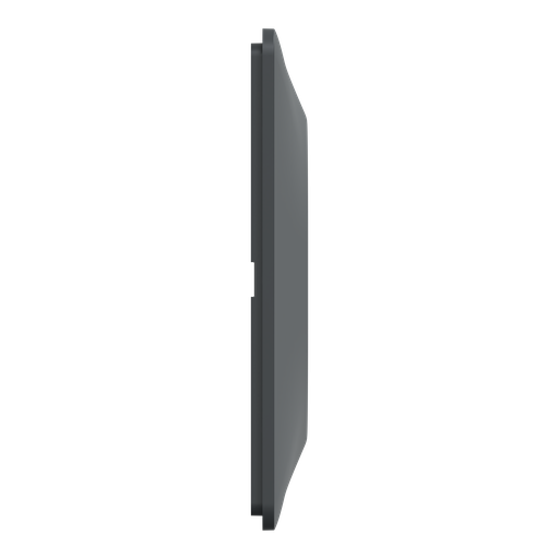 [SCHS340702] Ovalis - Plaque de finition - 1 poste Anthracite