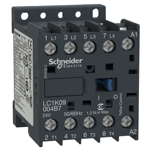 [SCHLC1K09004B7] TeSys LC1K - contacteur - 4P - AC-1 440V - 20A - bobine 24Vca