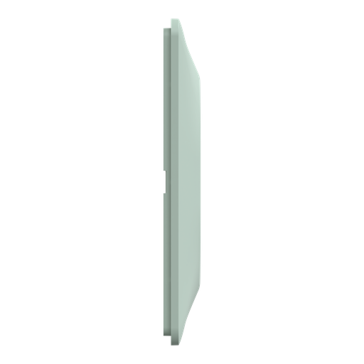 [SCHS320704A] Ovalis - Plaque de finition - 2 postes Horizontal - entraxe 71mm - Sauge