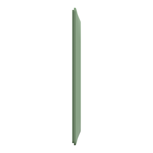 [SCHS320724B] Ovalis - Plaque de finition - 2 postes Vertical - entraxe 71mm - Vert Forêt