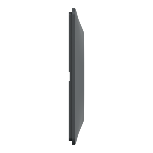 [SCHS340706] Ovalis - Plaque de finition - 3 postes Horizontal - entraxe 71 mm - Anthracite