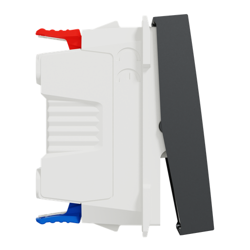 [SCHNU310354S] Unica - va-et-vient lum témoin - 10A - connex rapide - 1 mod - Anthr - méca seul
