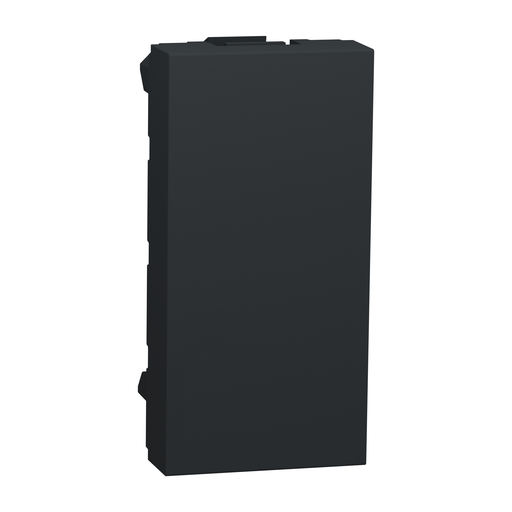 [SCHNU986554] Unica - obturateur - 1 module - Anthracite - mécanisme seul