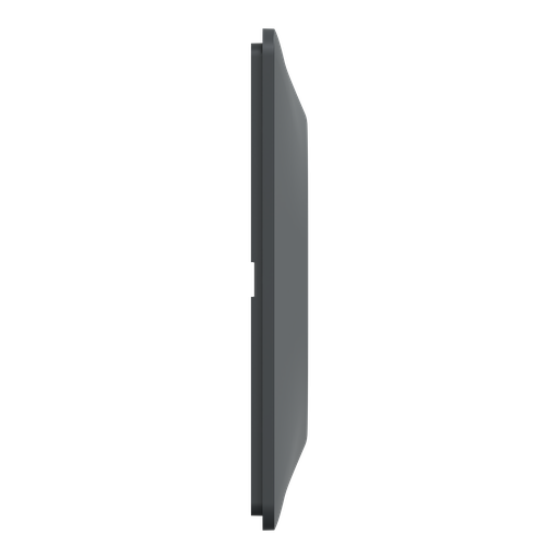 [SCHS340704] Ovalis - Plaque de finition - 2 postes Horizontal - entraxe 71 mm - Anthracite