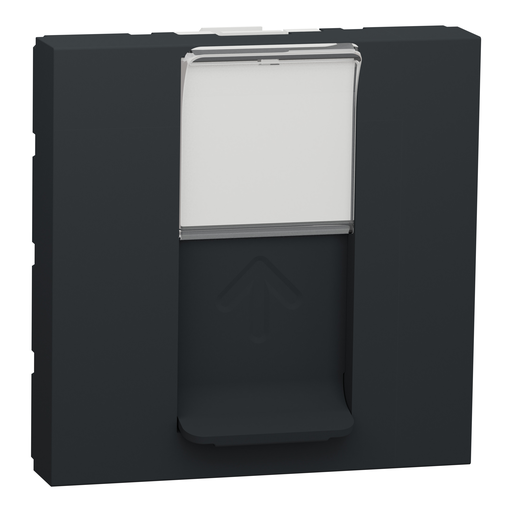 [SCHNU341954] Unica - prise RJ45 simple - cat 6 FTP - 2 mod - Anthracite - méca seul