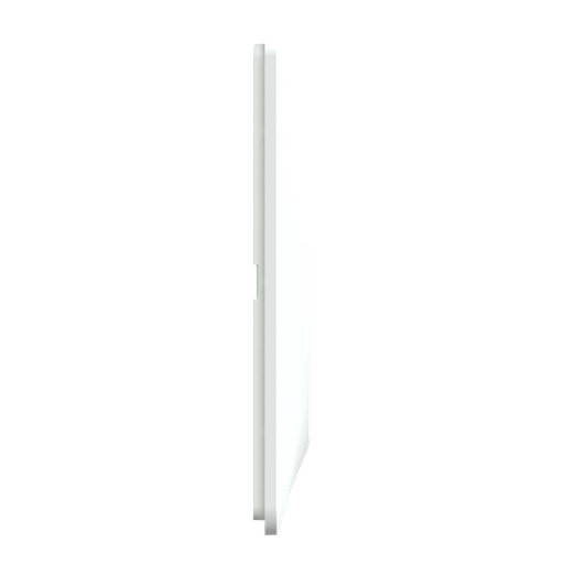 [SCHS320706] Ovalis - Plaque de finition - 3 postes Horizontal - entraxe 71 mm - Blanc