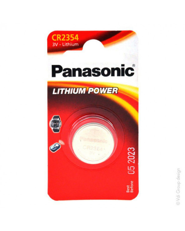 Blister 1 Pile bouton lithium CR2354 PANASONIC 3V 565mAh ENIPBL6477  Pile et batterie