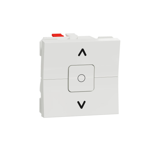 Unica Blanc Interrupteur volets-roulants 3 touches 6A 2modules SCHNU320818  Mécanisme Unica