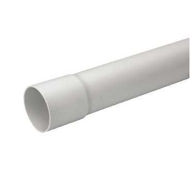 Mureva Tube Conduit rigide tulipé PVC gris Ø16mm par barre de 3m SCHIMT50616  Fils,câble,conduit et connectique