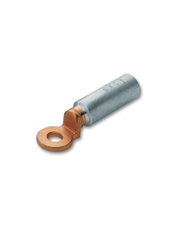 Cosse Alu-Cuivre 120mm² ø12mm à fut long (poinçonnage) CEMCAA120M12  Fils,câble,conduit et connectique