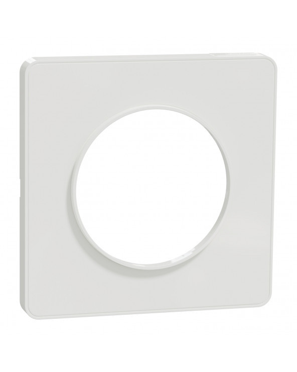 Odace Touch Blanc plaque 1poste SCHS520802  Plaque de finition Odace