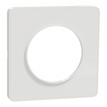 Odace Touch Blanc plaque 1poste SCHS520802  Plaque de finition Odace