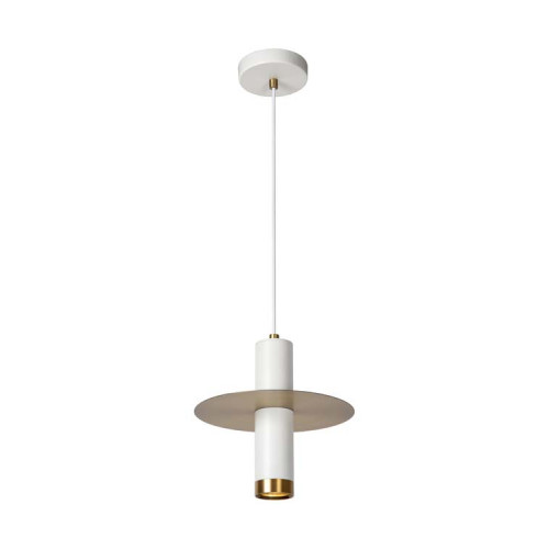 Lucide SELIN Suspension Salle de bains Ø6cm 1xGU10 IP44 Blanc LUC03444/01/31  Eclairage