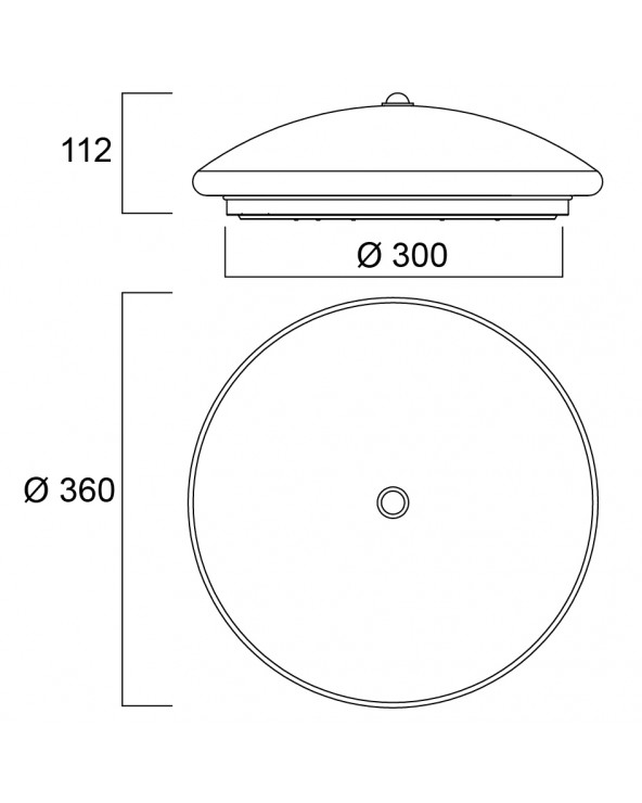 Sylvania START eco Surface IP44 18W 1800lm 830/840 Détecteur PIR SVA0043438  Eclairage