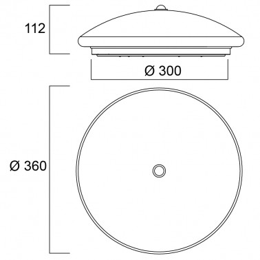 Sylvania START eco Surface IP44 18W 1800lm 830/840 Détecteur PIR SVA0043438  Eclairage