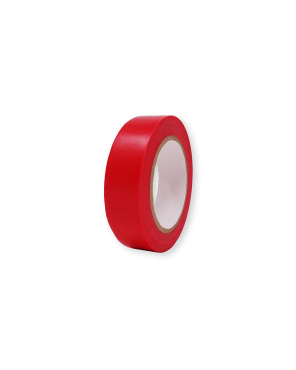 Ruban adhésif isolant rouge en pvc d'usage courant. dimension 15 mm x 10 m KLKRIS2  Consommable