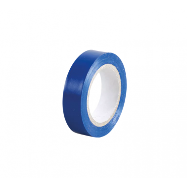 Ruban adhésif isolant bleu en pvc d'usage courant. dimension 15 mm x 10 m KLKRIS6  Consommable