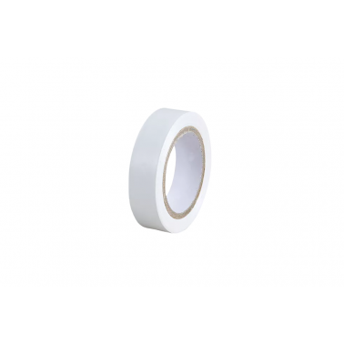 Ruban adhésif isolant blanc en pvc d'usage courant. dimension 15 mm x 10 m KLKRIS9  Consommable