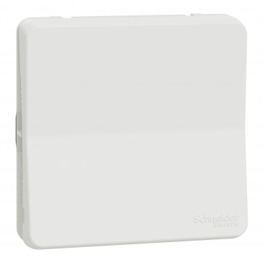 Bouton poussoir Composable IP55 IK08 Blanc Mureva Styl SCHMUR39027  Prises et interrupteurs