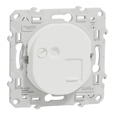 Ovalis prise RJ45 cat.6a STP grade 3 (multimédia +) Blanc SCHS320477  Prises et interrupteurs