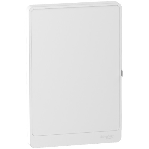 Resi9 Porte Styl blanche pour coffret 2 rangées 18 modules SCHR9H18422  Tableau électrique