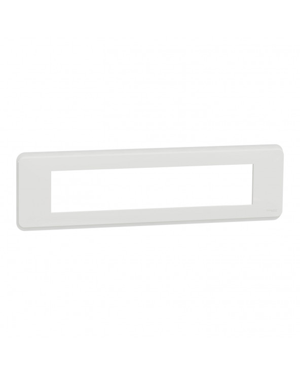 Unica Pro plaque de finition Blanc 10 modules SCHNU411018  Prises et interrupteurs