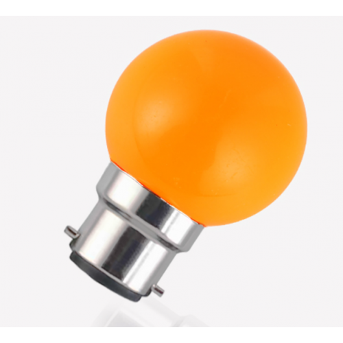 Ampoule LED B22 1W Orange MII7647  Eclairage