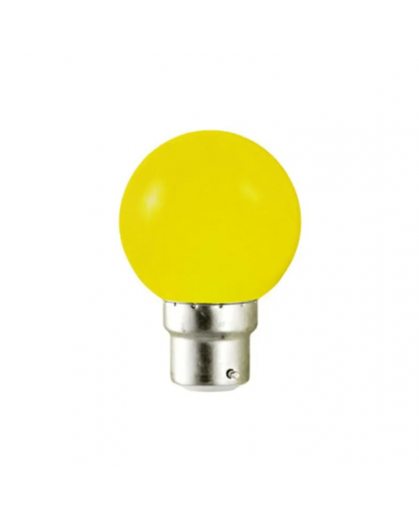 Ampoule LED B22 1W Jaune MII7645  Eclairage