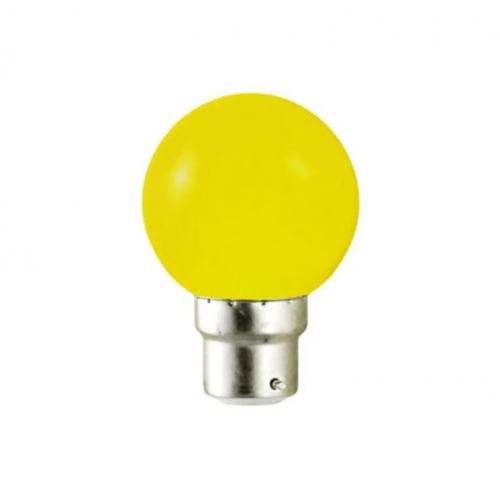 Ampoule LED B22 1W Jaune MII7645  Eclairage