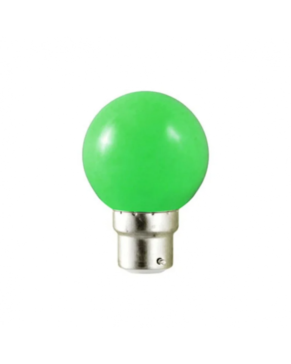 Ampoule LED B22 1W Verte MII7644  Eclairage