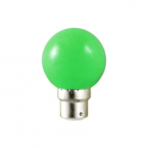 Ampoule LED B22 1W Verte MII7644  Eclairage