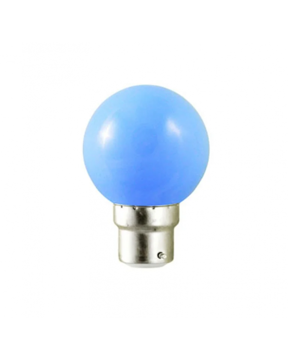 Ampoule LED B22 1W Bleu MII7643  Eclairage