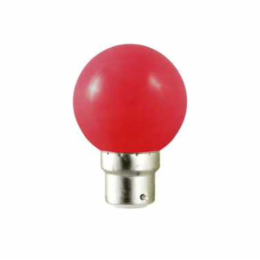 Ampoule LED B22 1W Rouge MII7642  Eclairage