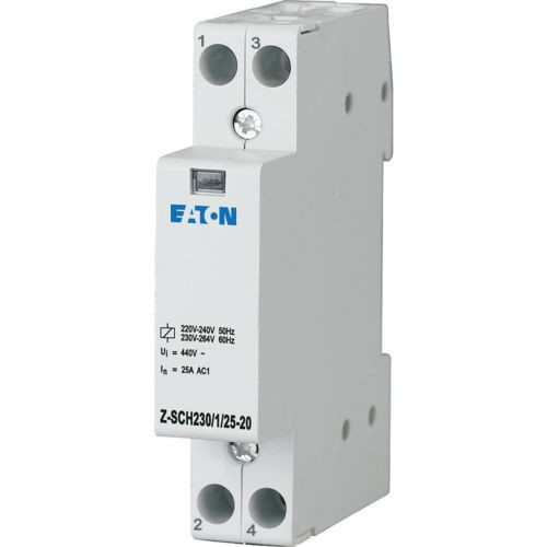 Eaton Contacteur modulaire 230VAC 2NO 25A KLO0000120853  Tableau électrique